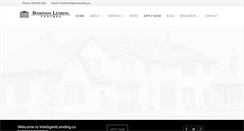 Desktop Screenshot of intelligentlending.ca